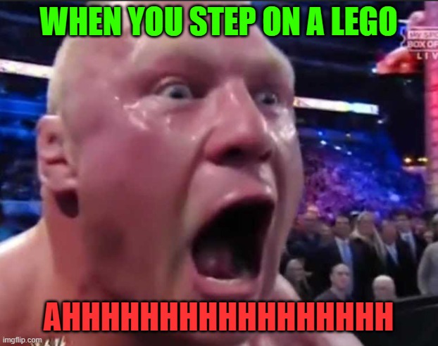 When you step on a Lego | WHEN YOU STEP ON A LEGO; AHHHHHHHHHHHHHHHHH | image tagged in screaming | made w/ Imgflip meme maker