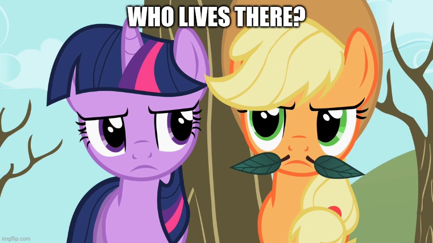 WHO LIVES THERE? | made w/ Imgflip meme maker