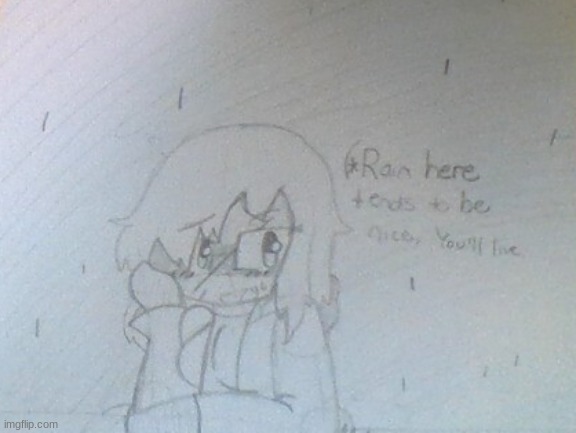 "Rain tends to be nice here. You'll live." | made w/ Imgflip meme maker