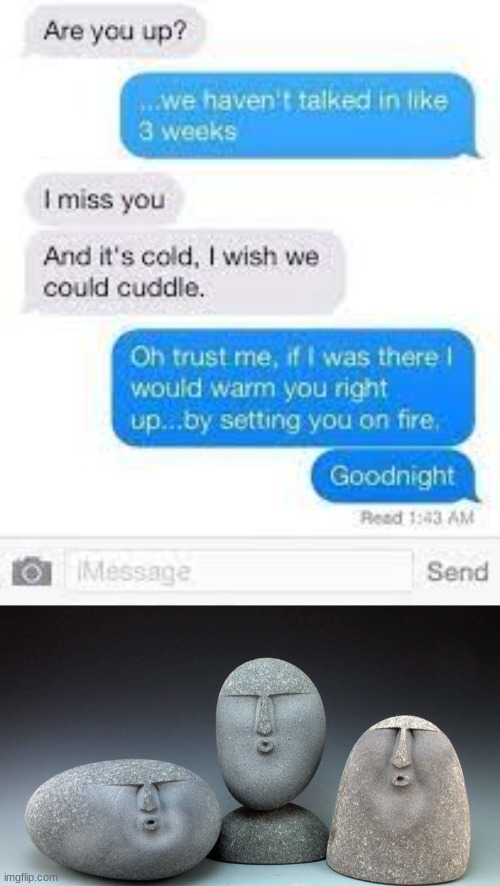 Texts | image tagged in oof stones | made w/ Imgflip meme maker