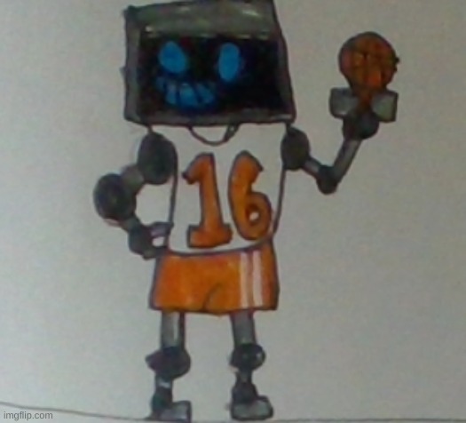 Dang it forgot to color a spot anyways i drew hex | made w/ Imgflip meme maker