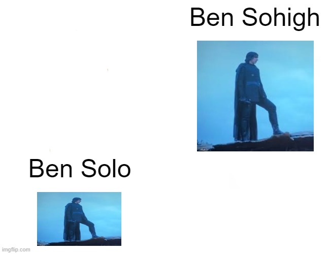 Corny As Hell | Ben Sohigh; Ben Solo | image tagged in memes,corny,ben solo,kylo ren | made w/ Imgflip meme maker