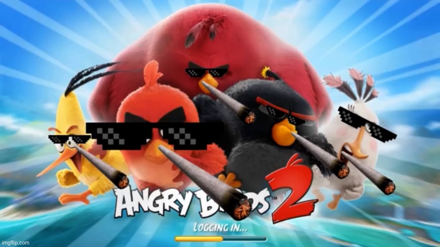 mlg angry birds | image tagged in memes,angry birds,mlg | made w/ Imgflip meme maker