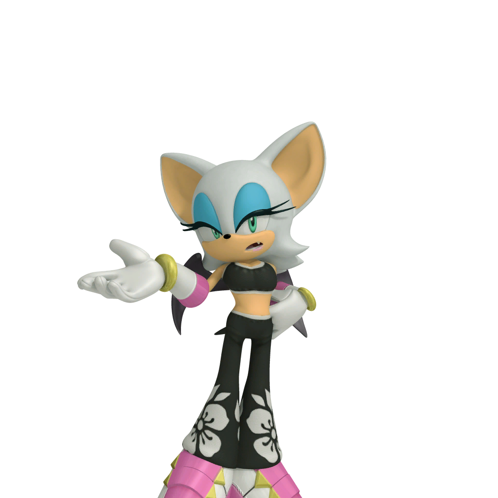 High Quality Annoyed Rouge the Bat Blank Meme Template