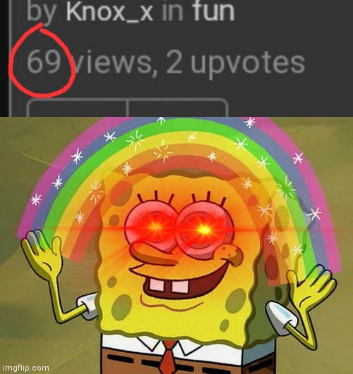 ;-) | image tagged in memes,imagination spongebob | made w/ Imgflip meme maker