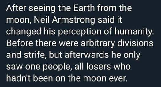 Neil Armstrong losers Blank Meme Template