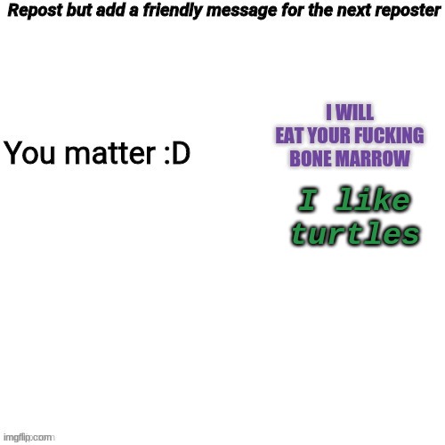 I like turtles | made w/ Imgflip meme maker