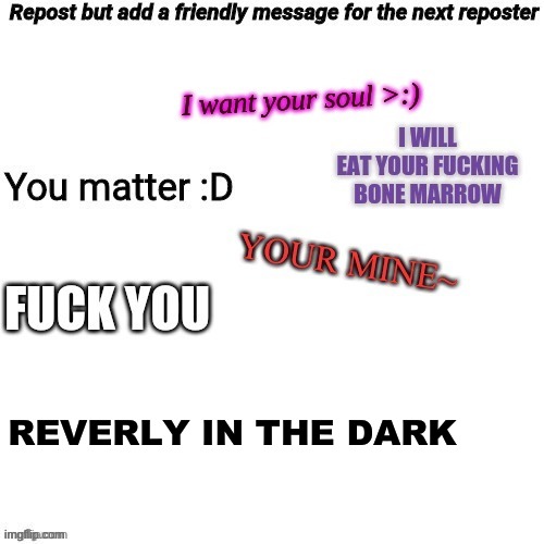 REVERLY IN THE DARK | made w/ Imgflip meme maker