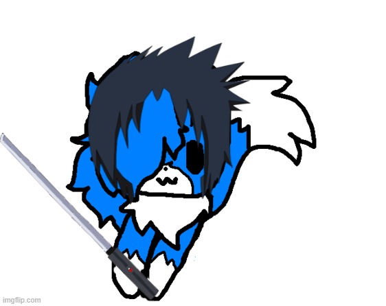 cloud sasuke | image tagged in shoulder cloud | made w/ Imgflip meme maker