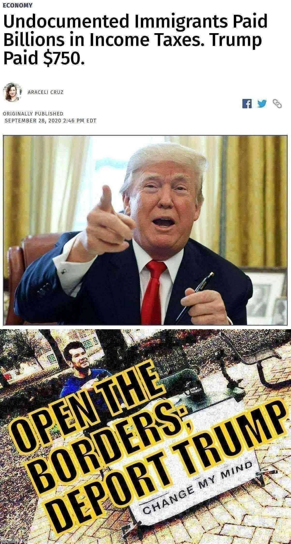 v rare cringe @ Trump | made w/ Imgflip meme maker