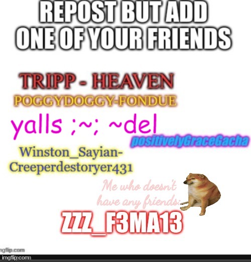 yalls ;~; ~del | made w/ Imgflip meme maker