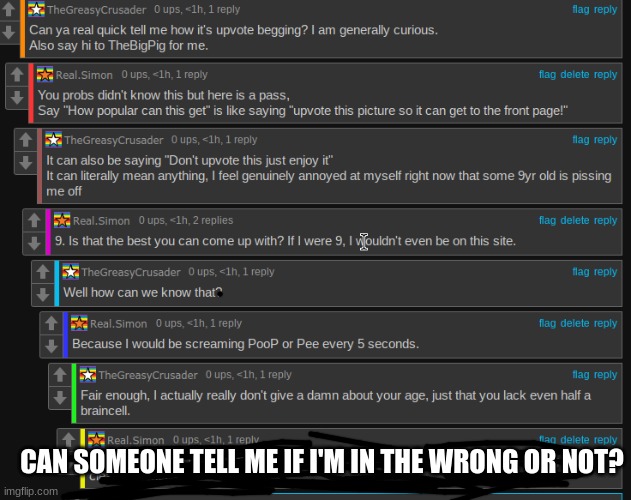 wow. Thank you karen | CAN SOMEONE TELL ME IF I'M IN THE WRONG OR NOT? | made w/ Imgflip meme maker