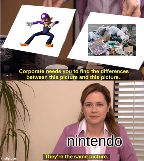 They're The Same Picture Meme | nintendo | image tagged in memes,they're the same picture | made w/ Imgflip meme maker