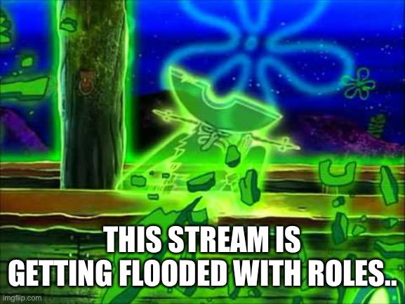 Flying Dutchman | THIS STREAM IS GETTING FLOODED WITH ROLES.. | image tagged in flying dutchman | made w/ Imgflip meme maker