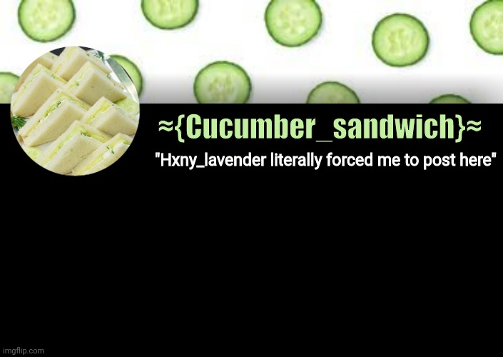 cucumber temp 1 Blank Meme Template