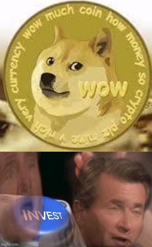 Dogecoin | image tagged in invest | made w/ Imgflip meme maker