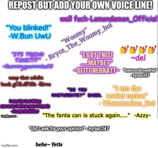 hey | hehe~ Yetis | made w/ Imgflip meme maker