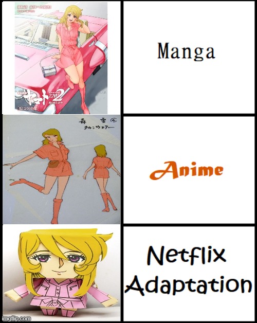 Most accurate manga, anime, Netflix adaptation meme ever : r/memes