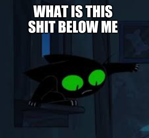 what is this shit below me Blank Meme Template