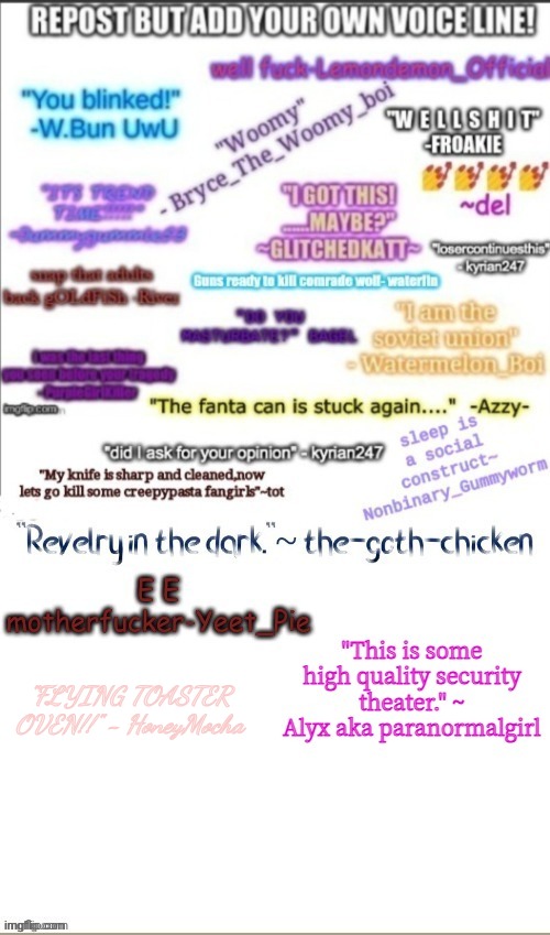 "FLYING TOASTER OVEN!!" - HoneyMocha | made w/ Imgflip meme maker