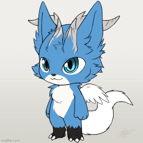 If Cloud was a Cute Mythical Creature | image tagged in xd | made w/ Imgflip meme maker