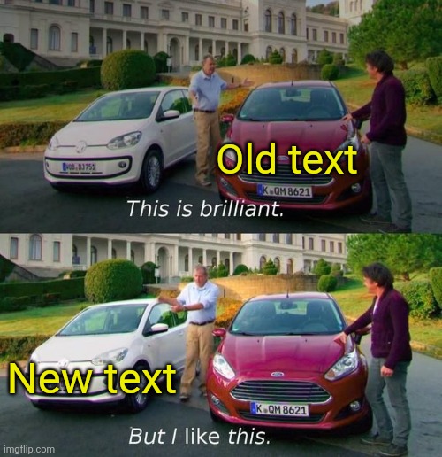 We need to update"There is one Imposter among us" | Old text; New text | image tagged in this is brilliant but i like this | made w/ Imgflip meme maker