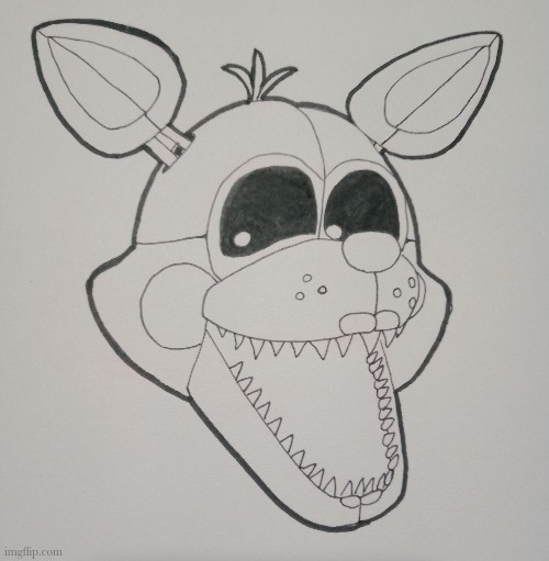 Quick drawing of lolbit that I did | made w/ Imgflip meme maker