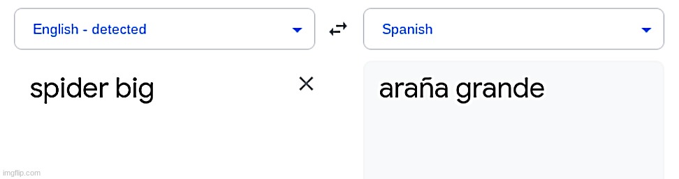 hahahahahahah | image tagged in spanish,google translate | made w/ Imgflip meme maker