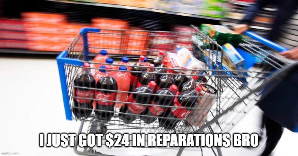I JUST GOT $24 IN REPARATIONS BRO | made w/ Imgflip meme maker