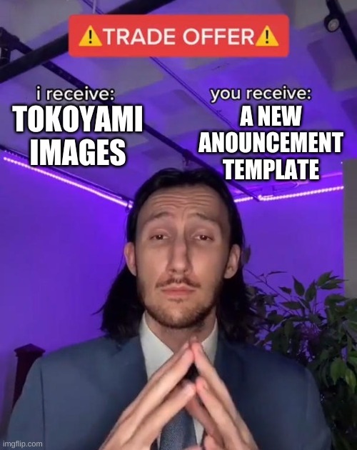 e | image tagged in the-goth-chicken's trade | made w/ Imgflip meme maker