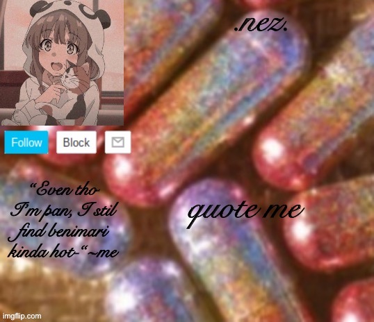 Nez announcement | quote me | image tagged in nez announcement | made w/ Imgflip meme maker