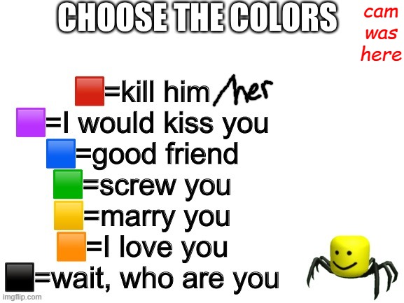 cam was here | made w/ Imgflip meme maker