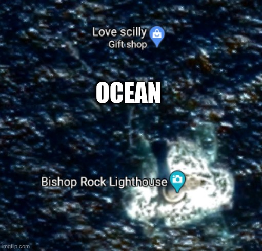 Where land for gift shop? | OCEAN | image tagged in memes,funny memes,gifs,lol so funny,lol,haha | made w/ Imgflip meme maker