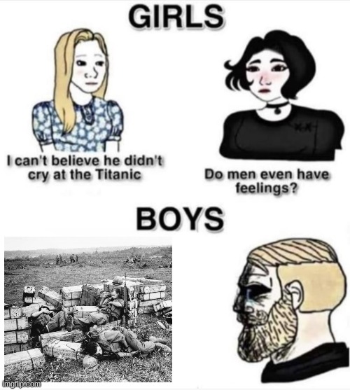 sad rip | image tagged in do men even have feelings | made w/ Imgflip meme maker