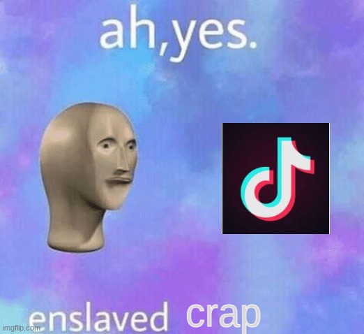 Ah Yes enslaved | crap | image tagged in ah yes enslaved | made w/ Imgflip meme maker