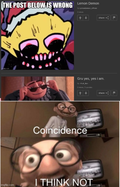 Wait... WHAT? | image tagged in coincidence i think not | made w/ Imgflip meme maker
