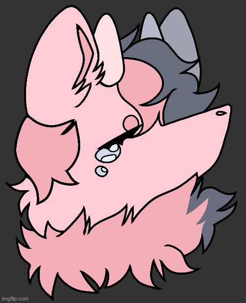 My fursona logo thingy- | made w/ Imgflip meme maker
