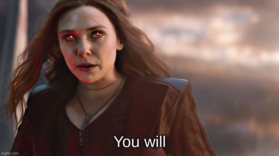 You will | made w/ Imgflip meme maker