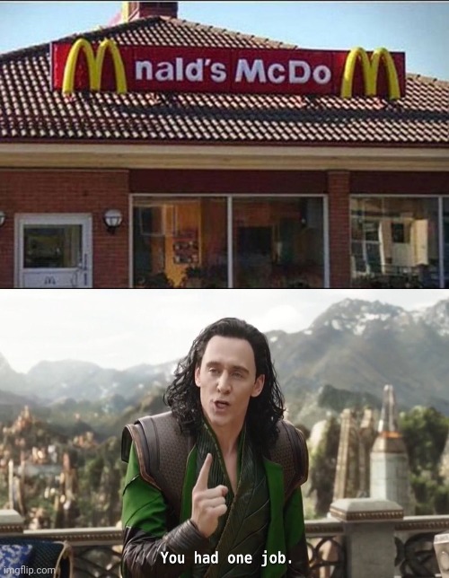 you had one job | image tagged in you had one job | made w/ Imgflip meme maker