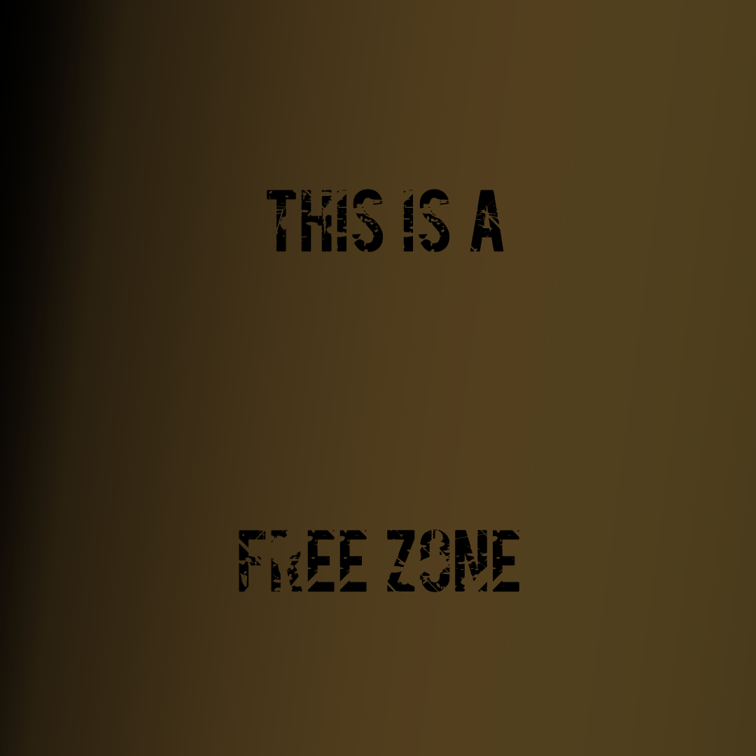 this is a free zone Blank Meme Template