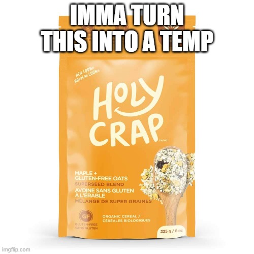 IMMA TURN THIS INTO A TEMP | made w/ Imgflip meme maker