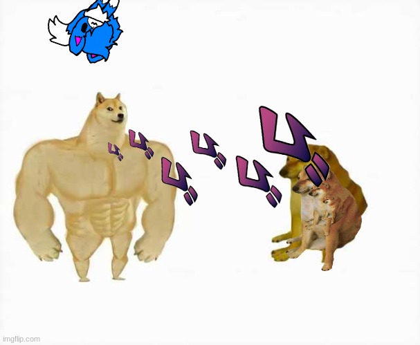 Strong dog vs weak dog | image tagged in strong dog vs weak dog | made w/ Imgflip meme maker