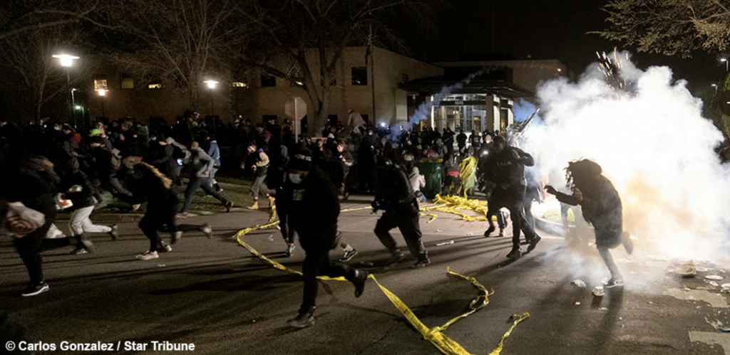 Minnesota businesses looted and vandalism footlocker and walmart Blank Meme Template