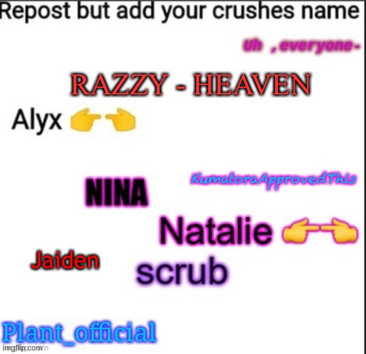 ITS TREND TIME!!!!! | KumatoraApprovedThis | made w/ Imgflip meme maker