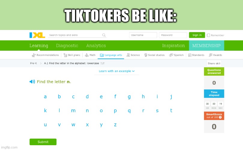 TikTok be like....... | TIKTOKERS BE LIKE: | image tagged in tik tok sucks,fun | made w/ Imgflip meme maker