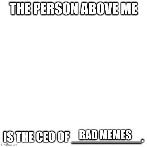 CEO of X | BAD MEMES | image tagged in ceo of x | made w/ Imgflip meme maker