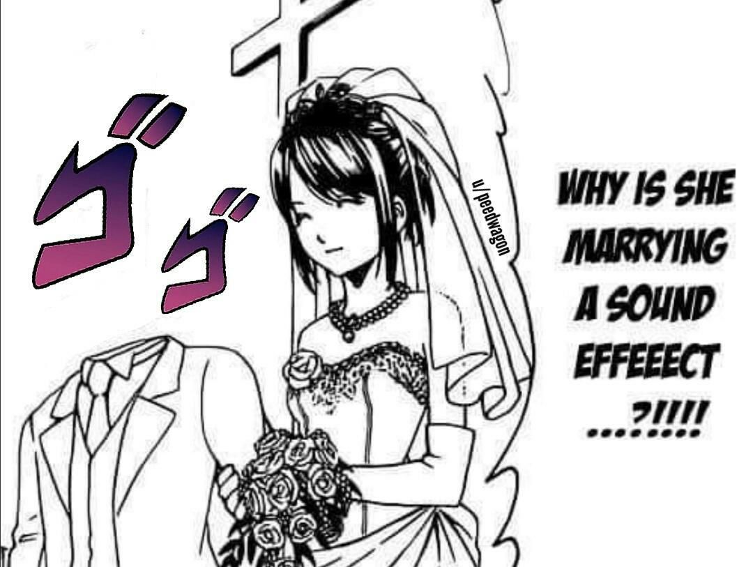 she's marrying a sound effect Blank Meme Template