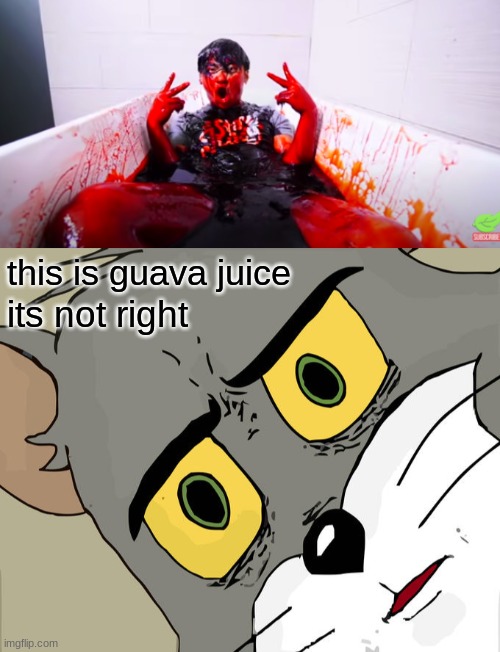 Guava Juice | this is guava juice; its not right | image tagged in memes,unsettled tom | made w/ Imgflip meme maker