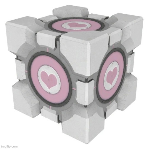 Companion cube | image tagged in companion cube | made w/ Imgflip meme maker