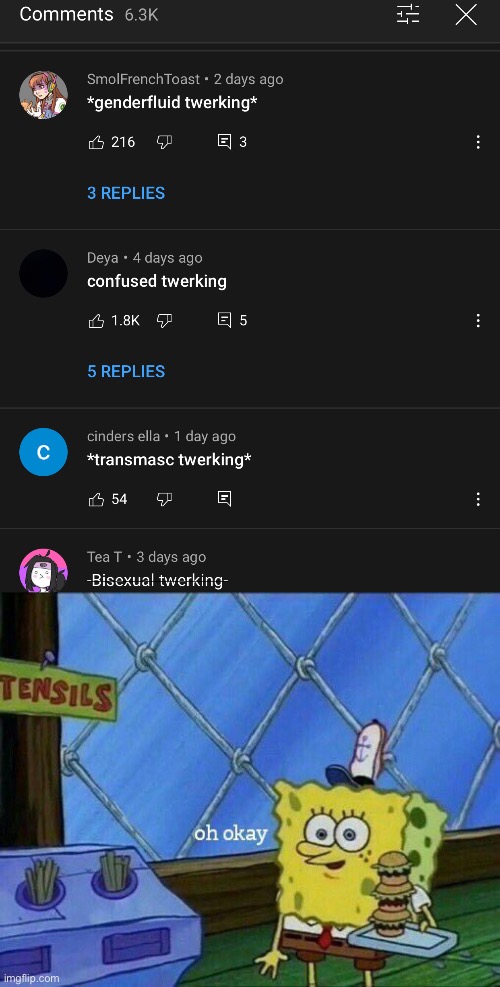 . | image tagged in oh okay | made w/ Imgflip meme maker